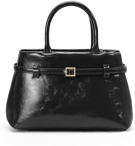 Leather Handbags for Women Small Tote Bag Top Handle Purse Satchel