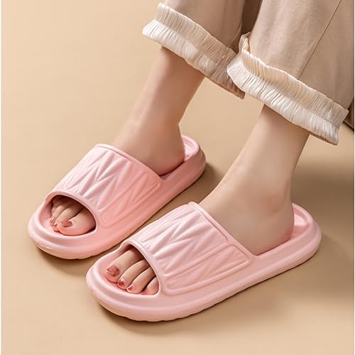 Pillow Slippers Cloud Non-Slip Quick Drying Shower Slides Bathroom Sandals Thick Sole Indoor House Shoes3