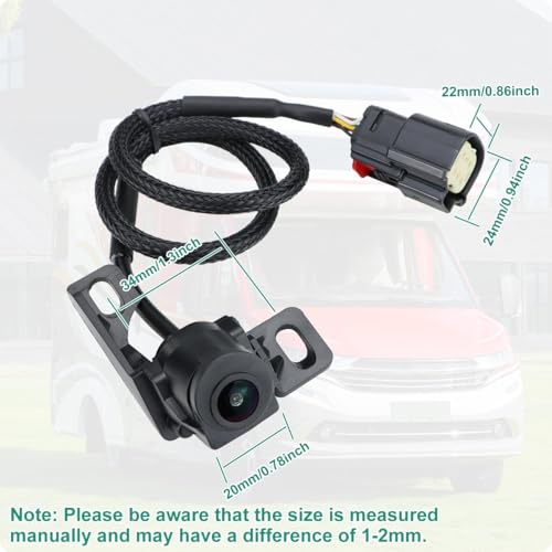 Image of 9C3Z-19G490-E OE Backup Camera Replacement for Ford F-250 F-350 F-450 and F-550 Super Duty Pickup 2008-2012, GreenYi Rear Reverse Park Assist Camera Replaces 9C3T-19G490-BD, 9C3Z19G490E, 9C3T19G490BD