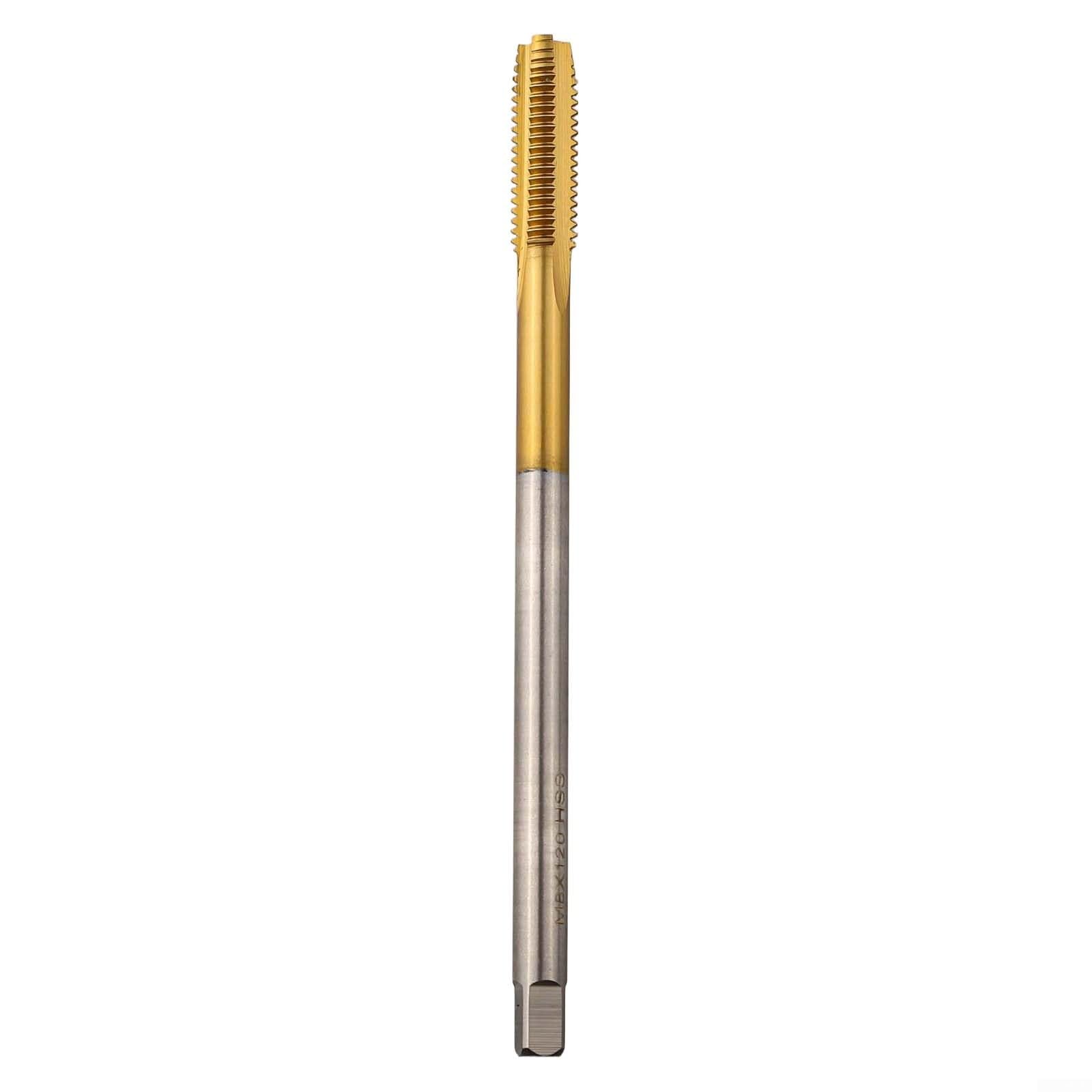Macho de roscar M8 x 1,25 HSS ranura en espiral herramienta para acero inoxidable y aluminio