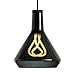Produktbild Plumen Drop Top Lampenschirm-Set mit original 001 Leuchtmittel 29.3 high x 25cm diameter schwarz/schwarz