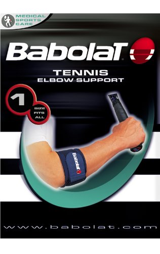 Babolat Tennis Elbow Support Codera de Tenis, Unisex, Marino, Talla única