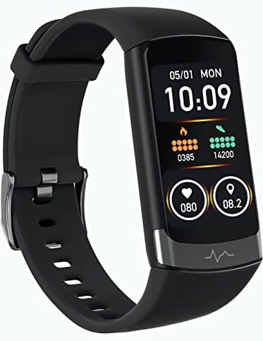 MorePro Health Smart Watch, Fitness Tracker with Heart Rate and Blood Pressure Monitor, HRV and Blood Oxygen Sleep Tracking Watch, Activity Step Tracker with Body Temperature Monitor for Women Men