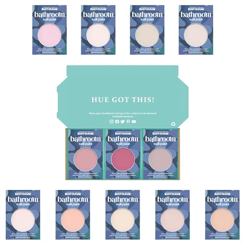 Rust-Oleum Bathroom Wall Paint in Matt Finish - Sweet Pinks Tester Box