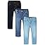 Black/Indigo/Blue 3-pack