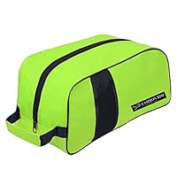 Waterproof Sports Boot/Shoe/Travel Bag for Football Cricket Rugby Golf Toiletry Gym for Men/Women (Fluorescent Green)