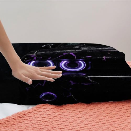 Parures de lit phare violet 240x260 pour sublimer votre chambre d'amis