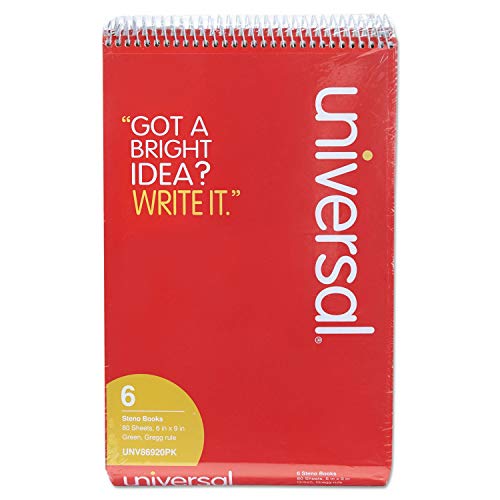 Cahiers universels Steno Gregg 15 x 23 cm bloc-notes ligné pour secrétariat