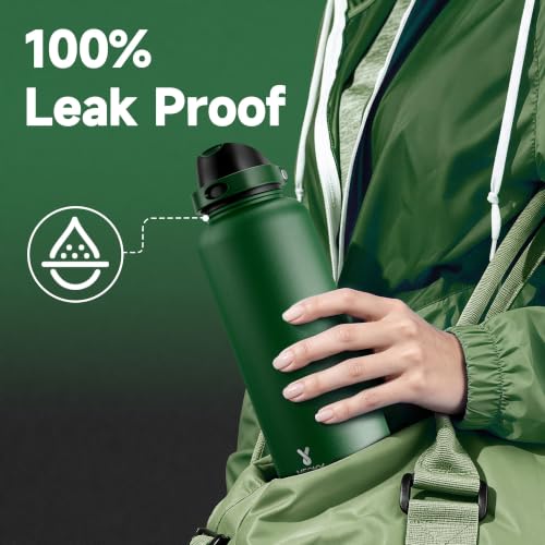 Image of Meoky 64 oz Insulated Water Bottle, Half Gallon Water Jug for Men