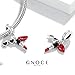 GNOCE Fashionable Lipstick & Sunglasses Pendant Charms Sterling Silver Dangle Charms Bead Fit Bracelet/Necklace For Mother's Day Gift (Lipstick & Sunglasses)