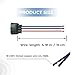 TPS Throttle Position Sensor Connector Pigtail, OE 2878498, 2878498A, Compatible with Polaris Ranger 500/800/570/ETX, RZR 800/570/4 800, Sportsman 500/550/850/XP 1000, Scrambler XP 850/1000