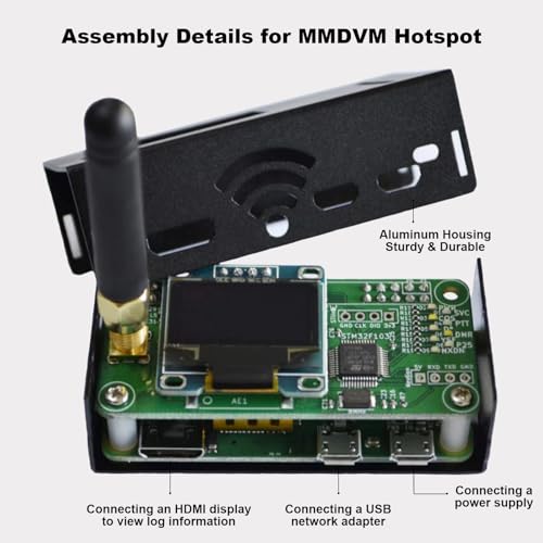 Image of AURSINC Upgraded MMDVM Hotspot Spot Radio Station WiFi Digital Voice Modem Work Contained with Raspberry Pi Zero 2W, Supports C4FM YSF POCSAG NXDN DSTAR P25 DMR, Pi-Star /WPSD, V1.5.2