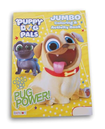 Puppy Dog Pals Pug Power! Coloring & Activity (WordSearch, Dot-to-dot) Book - 96 Tear & Share Pages