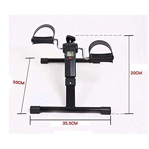 Image of Pedal Exercisers Mini Exercise Bike Foot Pedal Exerciser Foldable with Electronic LCD Display Fit Arm and Leg Body Portable Exercise Indoor Fitness Bicycle
