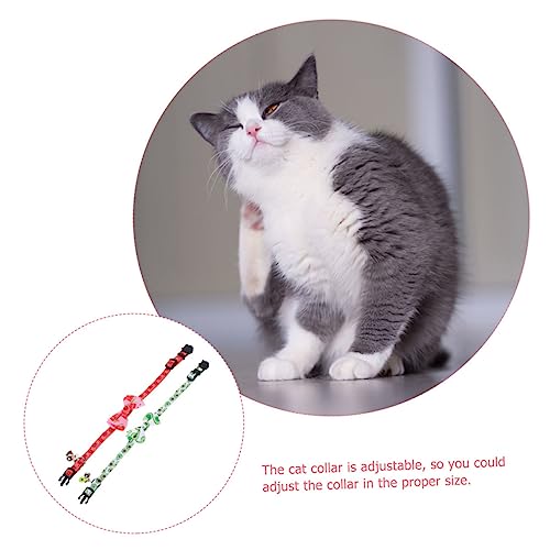 Collier de chat à noeud papillon pastèque accessoires de mode - 8