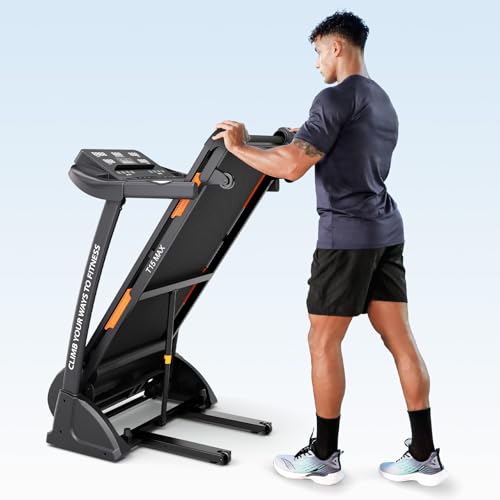 Image of THERUN Incline Treadmill, Treadmills for Running and Walking, 300 lbs Weight Capacity Folding Treadmill with 0-15% Auto Incline, Wide Belt, 3.5 HP, App, Heart Rate