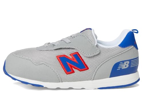 New Balance Kids 515 V1 New-b Hook and Loop Sneaker, Raincloud/Team Royal, 6 US Unisex Toddler4