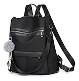 Mochila Feminina Universitária Escolar Trabalho Impermeável Reforçada, 6 Bolsos, Alça Ajustável, Design Moderno