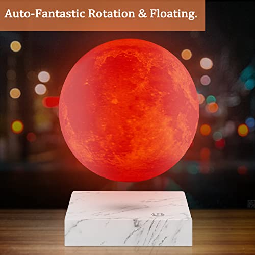 Vgazer Levitating Floating Moon Lamp With 16 Colors,Spinning Night Light,Galaxy Moon Light For Home Offcice Decro, Gift Light For Kids Lover Friends #TOP4