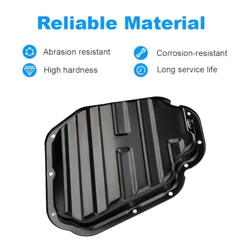 Image of Engine Oil Pan with Drain Plug Compatible with 264-363 Nissan Altima