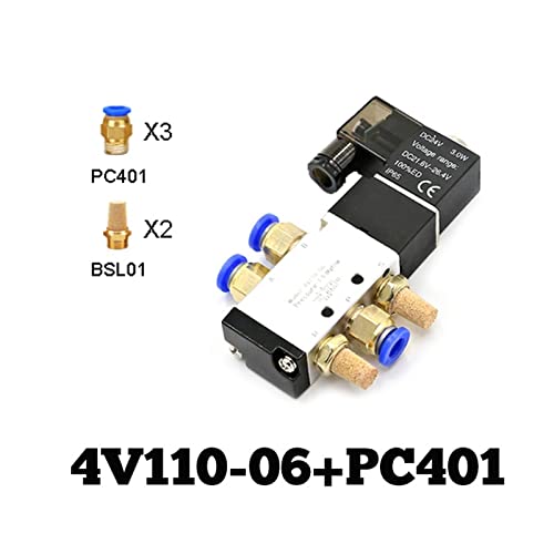 Électrovanne 4V110-06 DC 24V pour optimiser vos systèmes de commande pneumatique de garage - 3