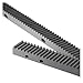 high Precision Gear Rack Steel Track Rack Helical 1.5Mod 22X25X671mm 20X20X960mm Industrial Machinery Gear Steel Square(22X25X671 Better)