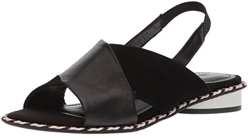 Kelsi Dagger Brooklyn Women's Saline Flat Sandal, Black, 8 M US