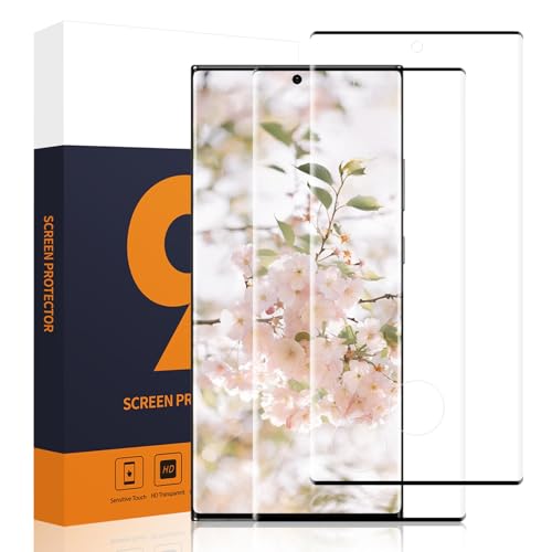 Carantee Schutzfolie für Panzerglas für Samsung Galaxy S23 Ultra 5G Schutzglas, 2 Stück 9H Härte Displayfolie, Anti-Krat...