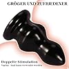 BDSMAGE Analplug Analdildo mit Saugnapf, Buttplug Analkugeln Analspielzeuge Fisting Plugs Analdehner Anal Bead Expander erotisches Sex Spielzeug für Frauen Männer Paare (XXL) #2