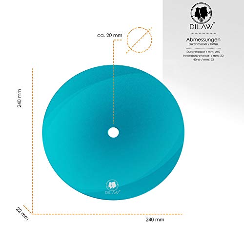 DILAW® Shisha Basic Kohleteller Aluminium | 24cm Big Size | Wasserpfeife Hookah - Zubehör Kohle-Teller | passt… – Bild 6