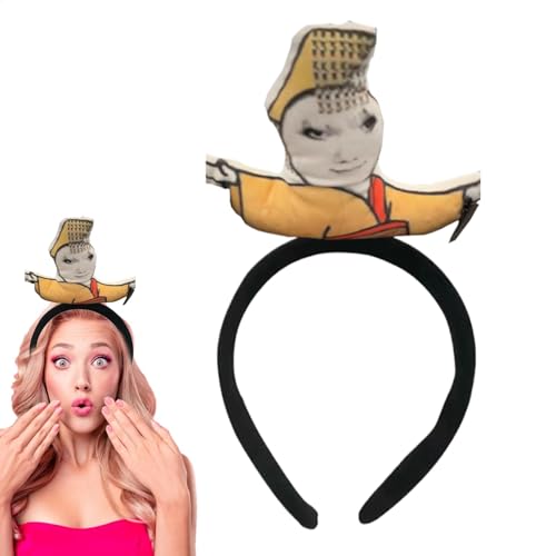 Diademas divertidas para mujer, diademas de dibujos animados para mujer, diadema de maquillaje de felpa para mujer, diademas hinchadas para mujer, diademas divertidas multifuncionales, lindas diademas