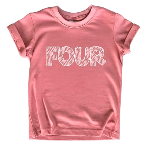 Unordinary Toddler 4th Birthday Shirt for Girls