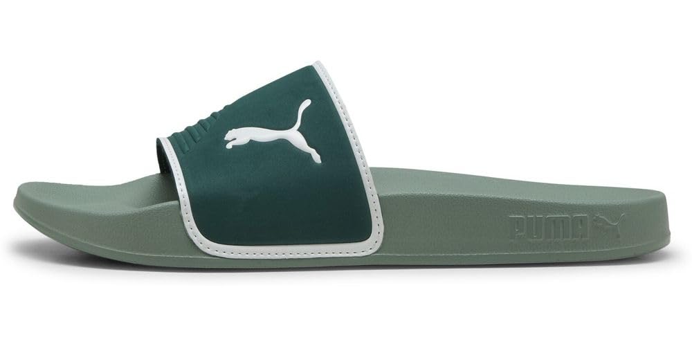 PUMA Sandały prysznicowe Leadcat 2.0 unisex, Ciemny mirt ciepły biały zielony księżyc, 49.5 EU