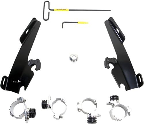 メンフィスシェード Memphis Shades 取付金具バットウィングフェアリング用 06年以降 XL1200L 黒 2320-0
