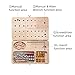 Wooden Pegboard for Finger Dexterity, Upgraded 36-Hole Wooden Hand Therapy Peg Board with Multifunctional Test Kit, Occupational Therapy Toys to Improve Fine Motor Skills and Hand-Eye Coordination