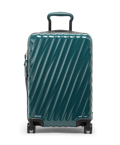 TUMI - Mala de mão expansível internacional de 19 graus com 4 rodas – mala rígida – 55,4 x 35,5 x 23 cm, Lagoa, One Size, Mala de mão expansível internacional de policarbonato de 19 graus com 4 rodas