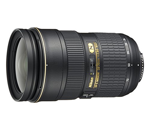 Nikon Obiettivo Nikkor AF-S 24-70 mm f/2.8G ED, Nero [Nital Card: 4 Anni di Garanzia]