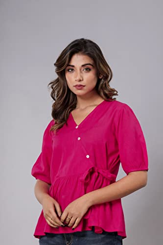 Image of FAB STAR- LOOK GREAT FEEL GREAT. Women's Stylish Rayon Slub Tops.