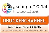 Epson WorkForce ES-580W Scanner, Dokumentenscanner (scannt ohne PC, 35 Seiten bzw. 70 Bildern pro Minute, bis DIN A4, beidseitiger Scan in einem Durchgang, automatische Ausrichtung) - 8