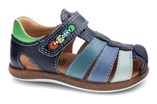 Sandale Pablosky Bébé garçon 041925 en cuir premium et finitions artisanales