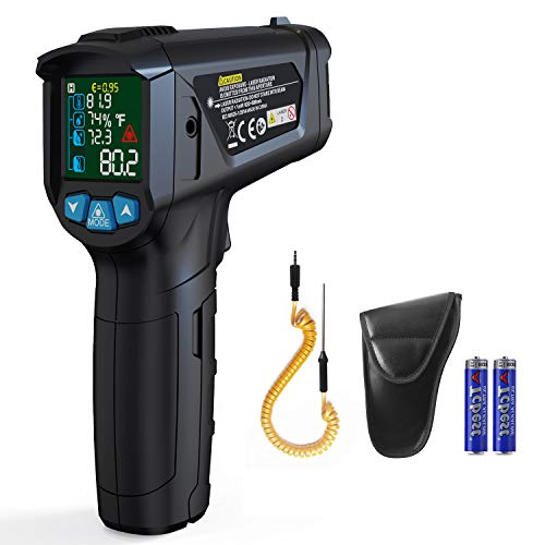 ThermoPro TP450 Pistola A Doppia Temperatura Laser Per Cottura, Termometro Digit