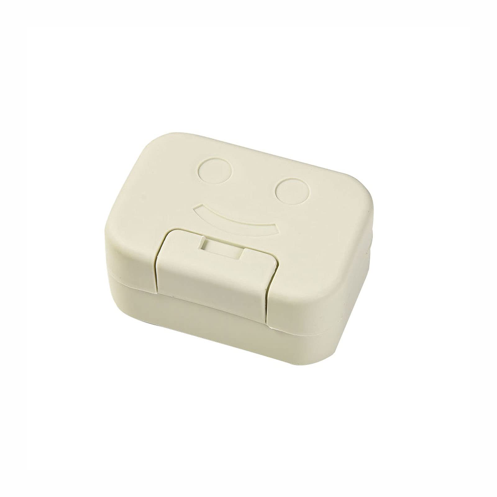 JINGYAN Soap Dishes Soap Box Dish Waterproof Travel Portable Plastic Case Seal Holder With Lid(Green)