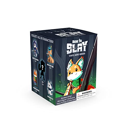 Image of TeeTurtle Unstable Games - Here to Slay: Vinyl Mini Series Blind Box - Includes mystery vinyl figure toy and exclusive holographic promo card