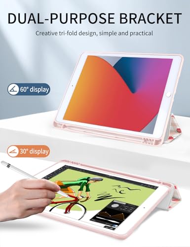 Coque iPad 10.2 Résistante aux Rayures avec Dos Transparent Clair - 3