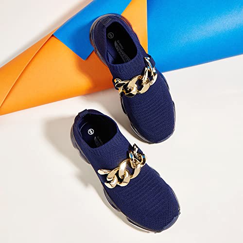 Image of LUCKY STEP Women Air Cushion Fashion Sneakers Breathable Casual Comfortable Lightweight Walking Shoes