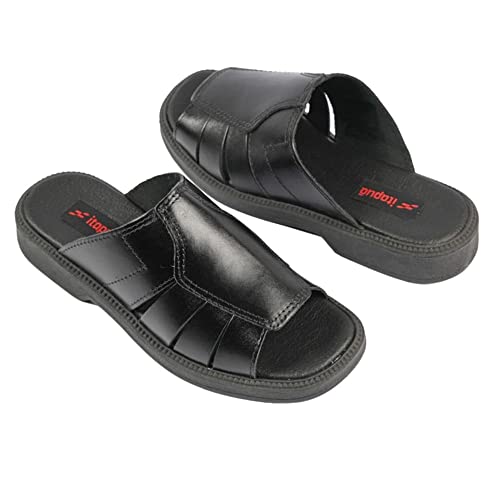 CHINELO COURO LEGITIMO GASPEA 1601Z18 -ITAPUÃ PRETO Cor:Preto;Tamanho:40;Genero:Masculino
