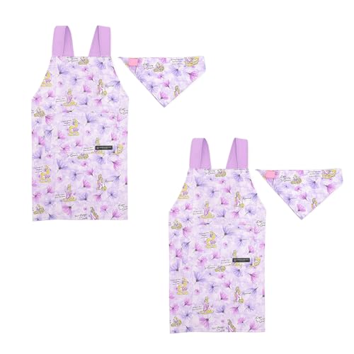 Amazon.co.jp: COLORFUL CANDY STYLE ディズニー バッククロス子どもエプロン(100～120cm) Rapunzel PRINCESS ラプンツェル プリンセス ラプンツェル 2枚セット おしゃれ 子供用 子供 こども エプロン 三角巾 セット キッズエプロン 子供用 幼児 小学生 可愛い かわいい おしゃれ 小学校 N7907312-BTR