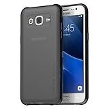 Galaxy J7 J700 T-Mobile, Sprint Case, araree [J Cover] Ultra Thin Slim Frosted Soft TPU Case Skin Cover for Samsung (2016 BLACK) [ONLY USA T-Mobile, Sprint Version]
