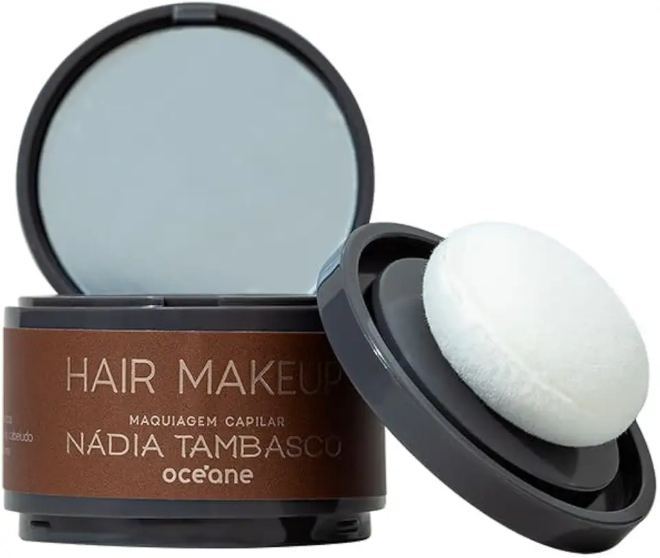 Océane Maquiagem Capilar Castanho Nádia Tambasco By Océane - Hair Makeup 4g