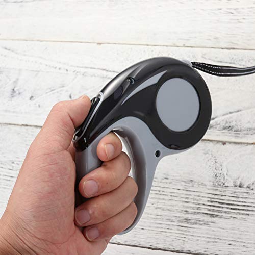 POPETPOP coleira retrátil para cães de estimação, cachorrinho, gato, corda de tração automática 3M (
